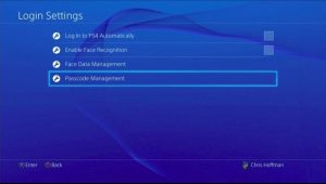 گذاشتن رمز روی پلی استیشن 4