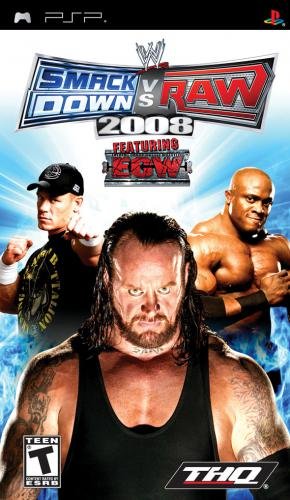 دانلود بازی WWE SmackDown! vs. RAW 2008 PSP