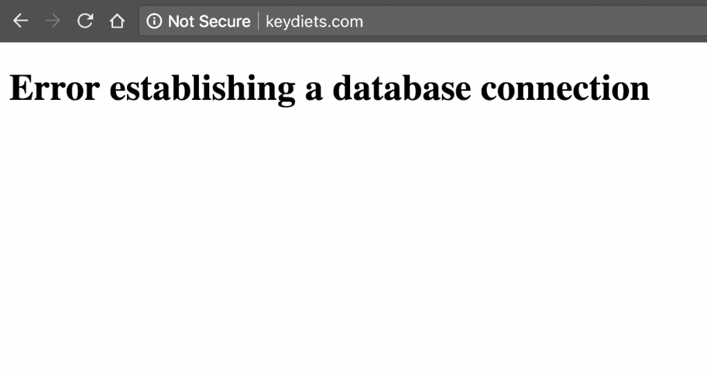 نحوه رفع خطای error establishing a database connection وردپرس