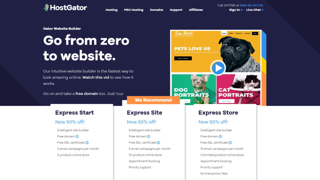 HostGator hosting